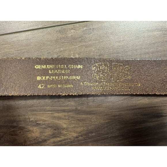 ZEP-PRO Mens Brown Leather Concho Belts NCAA Mississippi State SZ 42 - Picture 3 of 3